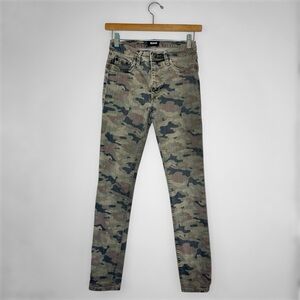 Hudson Camo Jeans, Barbara High Waist Super Skinny Size 26